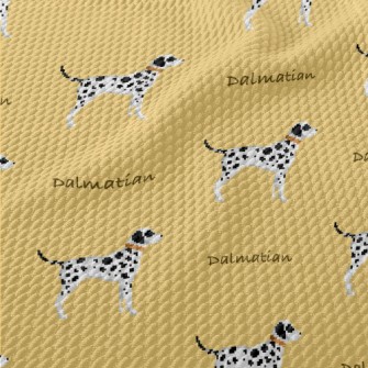 Pixel Dalmatian Birdseye Piqué