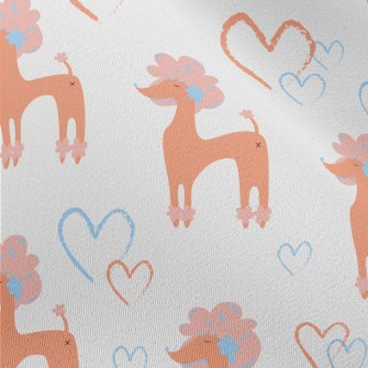 Noble Pink Poodle Chiffon