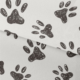 Graffiti Pet Paw Prints Waterproof Oxford