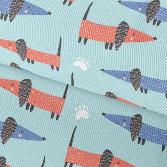 Artistic Pattern Puppy Waterproof Oxford