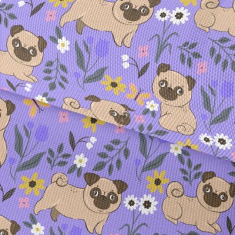Pug In The Garden Waterproof Oxford