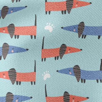 Artistic Pattern Puppy Waterproof Canvas