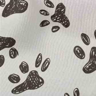 Graffiti Pet Paw Prints Terry