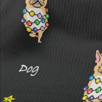 Pixel Christmas Puppy Terry