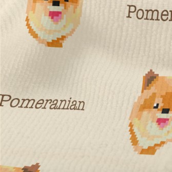 Pixel Smiley Pomeranian Terry
