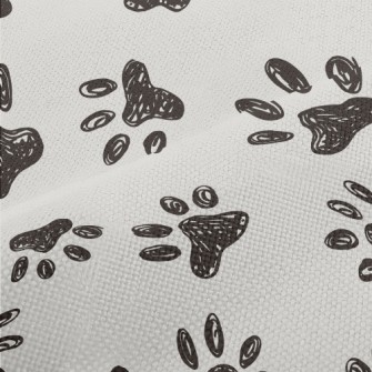Graffiti Pet Paw Prints Performance Linen