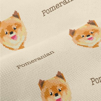 Pixel Smiley Pomeranian Performance Linen
