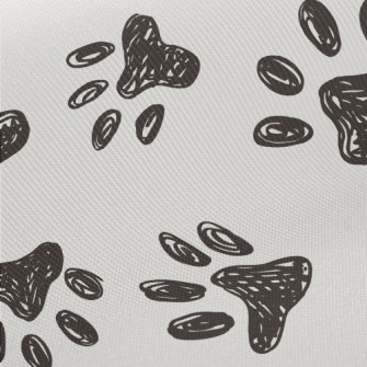 Graffiti Pet Paw Prints Twill