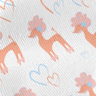 Noble Pink Poodle Standard Corduroy