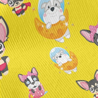 Space Puppy And Hero Puppy Standard Corduroy