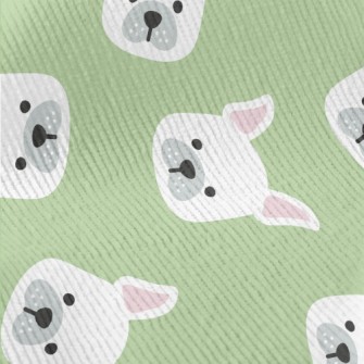 White French Bulldog Standard Corduroy