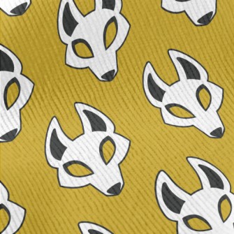 Japanese Wolf Mask Standard Corduroy