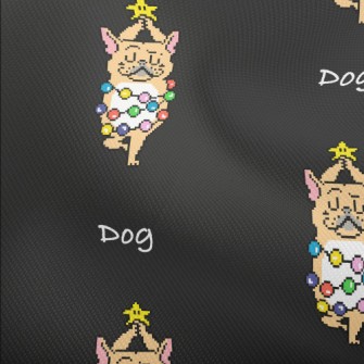 Pixel Christmas Puppy Dobby