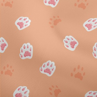 Hand Drawn Pink Cat Paw Dobby