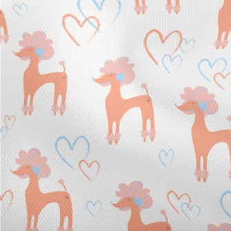 Noble Pink Poodle Dobby