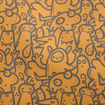 Cartoon Monster Doodle Dobby