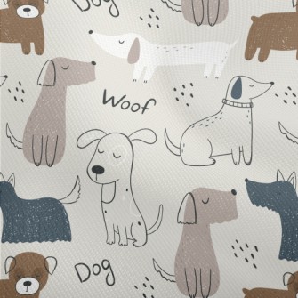 Hand Drawn Elegant Puppy Dobby