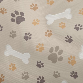 Dog Paw Prints And Dog Bones Dobby