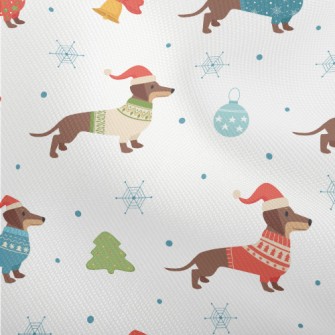 Christmas Dressed Dachshund Dobby
