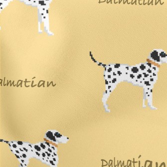 Pixel Dalmatian Stretch Ponte
