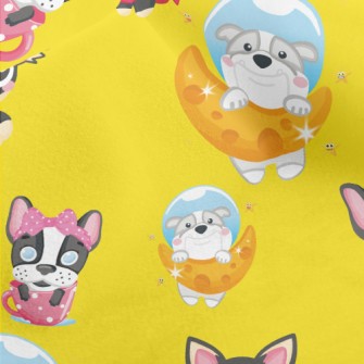 Space Puppy And Hero Puppy Micro Fleece