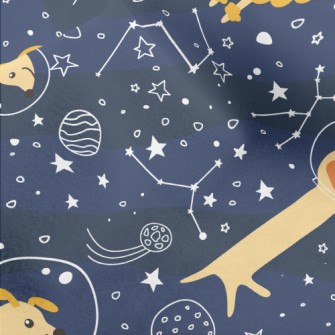 Astronaut Puppy Goes To Space Micro Fleece