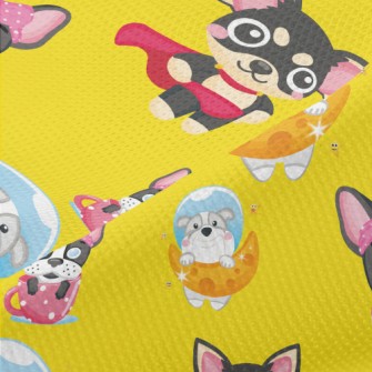 Space Puppy And Hero Puppy Piqué