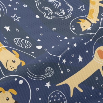 Astronaut Puppy Goes To Space Piqué