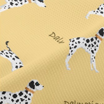 Pixel Dalmatian Piqué