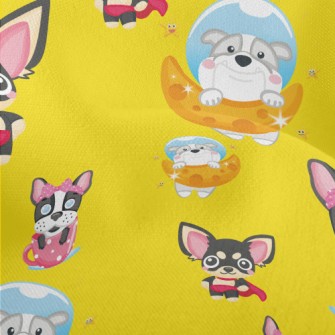 Space Puppy And Hero Puppy Lightweight Performance Linen