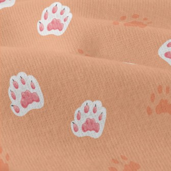 Hand Drawn Pink Cat Paw Modern Jersey