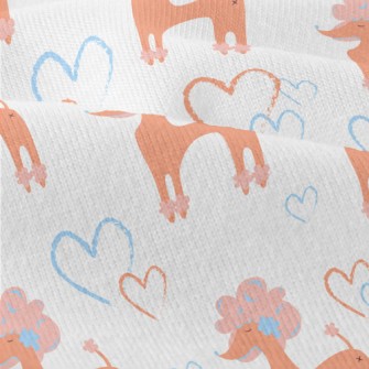 Noble Pink Poodle Modern Jersey