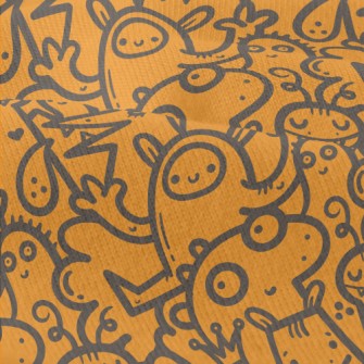 Cartoon Monster Doodle Modern Jersey