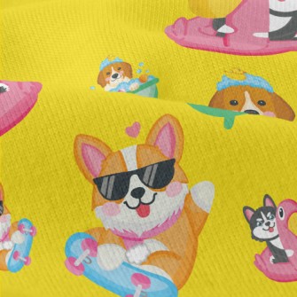 Cute Dog Playing Skateboard Modern Jersey