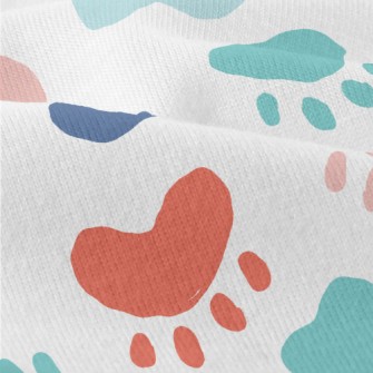 Colorful Animal Paw Prints Modern Jersey