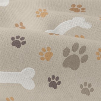 Dog Paw Prints And Dog Bones Modern Jersey