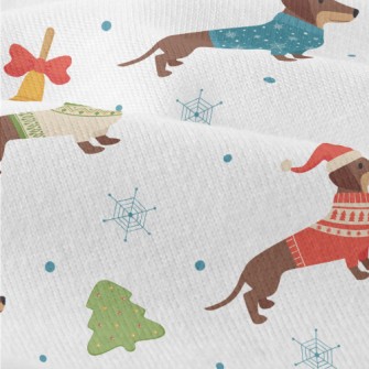 Christmas Dressed Dachshund Modern Jersey