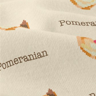 Pixel Smiley Pomeranian Modern Jersey