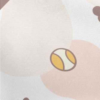 Dog Bones And Toy Balls Pongee