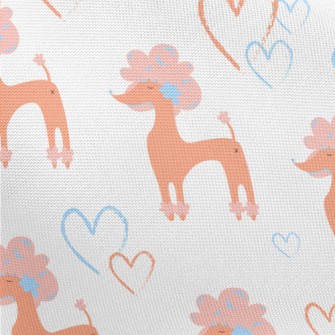 Noble Pink Poodle Pongee