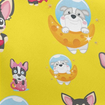 Space Puppy And Hero Puppy Pongee