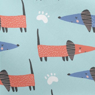 Artistic Pattern Puppy Pongee