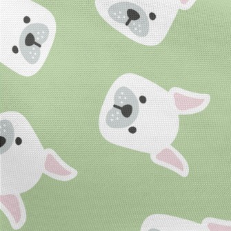 White French Bulldog Pongee