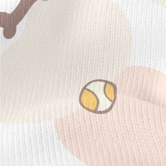Dog Bones And Toy Balls Stretch Jersey
