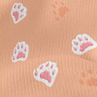 Hand Drawn Pink Cat Paw Stretch Jersey