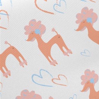 Noble Pink Poodle Midweight Cotton Poplin
