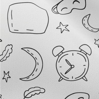 Hand-painted Sleeping Supplies Chiffon