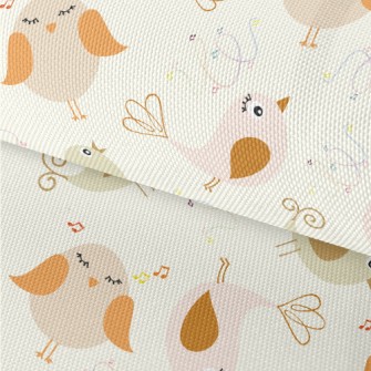 Beautiful Bird Singing Waterproof Oxford