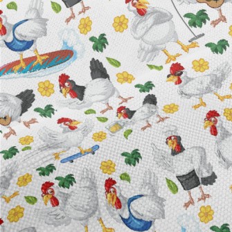 Hawaiian Vacation Cock Performance Linen