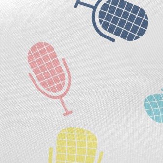 Cute Colorful Microphone Twill